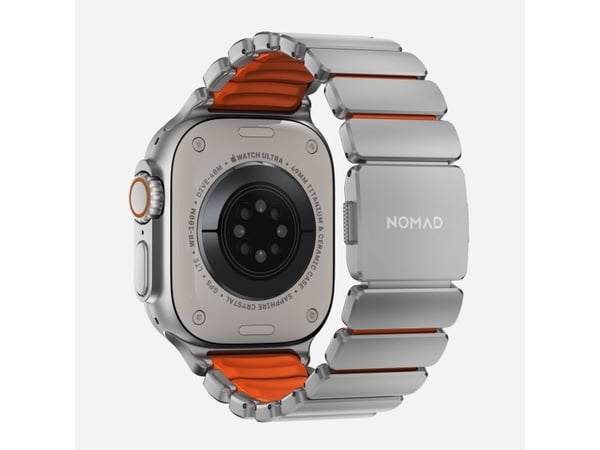 Nomad Stratos Band, Band, Smartklokke, Naturlig, Apple, Ultra 1-11 and SE, Titan