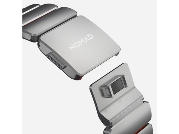 Nomad Stratos Band, Band, Smartklokke, Naturlig, Apple, Ultra 1-11 and SE, Titan
