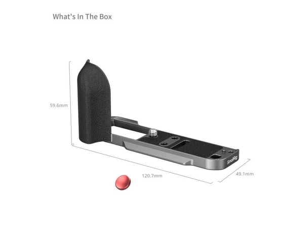 SmallRig 5665, 120,7 mm, 49,1 mm, 59,6 mm, 50 g, 136 mm, 102,5 mm