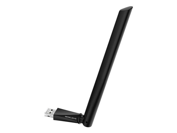 Mercusys MA14H, Koblet med ledninger (ikke trådløs), USB, WLAN, Wi-Fi 6 (802.11ax), 287 Mbit/s, Svart