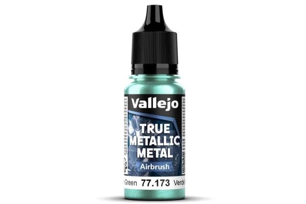 Vallejo 77.173 True Metallic Metal - Airbrush - Beetle Green (18 ml)