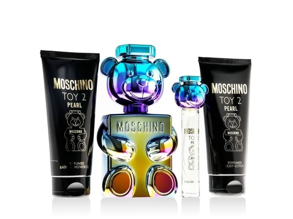 Moschino Toy 2 Pearl eau de parfum spray 100 ml + body lotion 100 ml + miniatyr eau de parfum spray 10 ml