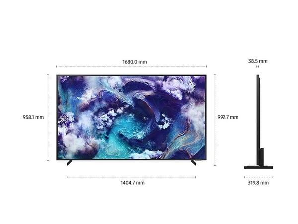 Samsung QE75QN900FT - 75" Diagonalklasse QN900F Series LED-bakgrunnsbelyst LCD TV - Neo QLED - Smart TV - Tizen OS - 8K (4320p) 7680 x 4320 - HDR -...