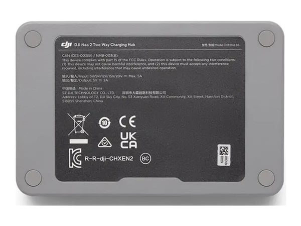 DJI Neo 2 - Akkulaturi - to-vejs - 3 x batterier lader op - 2 A - 3 output-stikforbindelser - for Neo 2