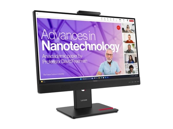 Lenovo ThinkVision T24-4v - LED-skjerm - 1920 x 1080 Full HD (1080p) @ 120 Hz - IPS - 250 cd/m² - 1500:1 - 4 ms - HDMI, VGA, DisplayPort, USB-C - h...
