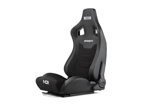 "Next Level Racing | PU-lær og semsket skinn | Liggesete | ERS4 Elite PU-lær og semsket skinn | Svart