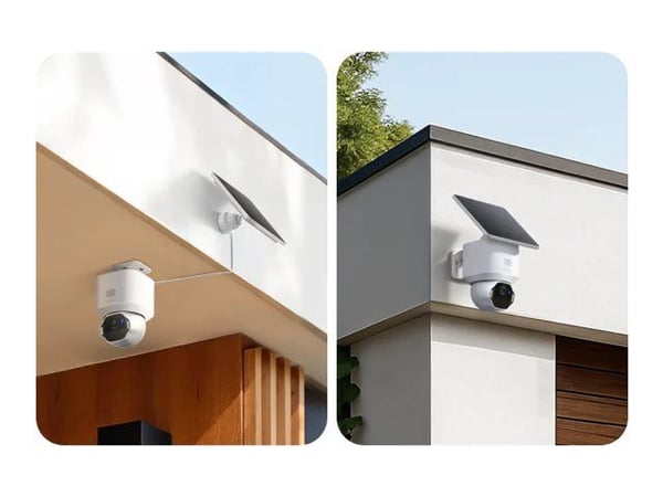 Eufy SoloCam E42 - Nettverksovervåkingskamera - panorering / tipping - lite tårn - utendørs - værbestandig - farge (Dag og natt) - 8 MP - 3840 x 21...