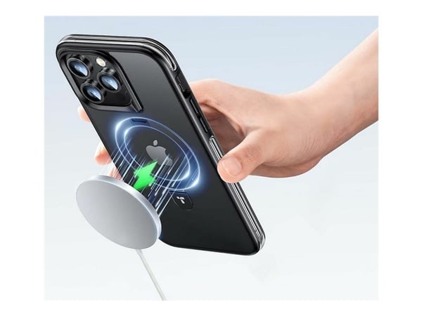 eSTUFF - Trådløs ladematte - 15 watt - PD 3.0 (magnetisk) - hvit