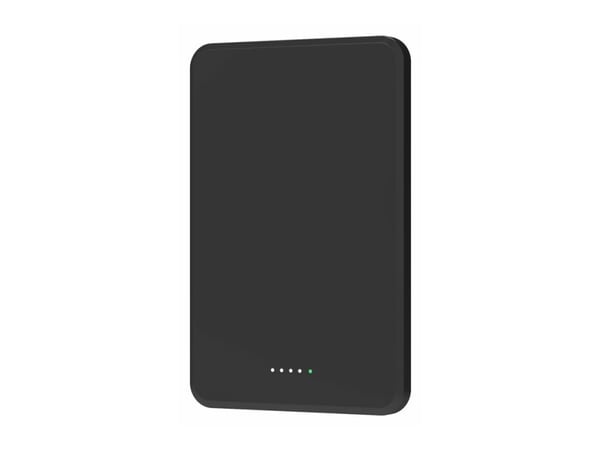 eSTUFF - Powerbank - 5000 mAh - 3 A - PD 3.0 (24-polet USB-C, magnetisk) - svart