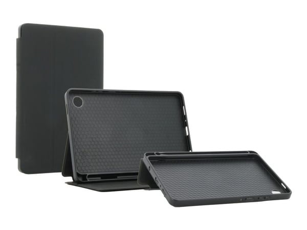 Mobilis Element - Lommebok for nettbrett - med klaff - svart - for Samsung Galaxy Tab A11
