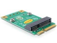Delock Converter Mini PCI Express half-size > full-size - Stigekort