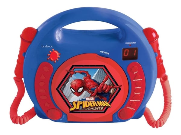 Lexibook Spiderman, Sininen, Punainen, Kannettava CD-soitin