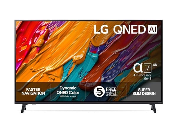 LG 50QNED7EA6B - 50" Diagonalklasse QNED7E Series LED-bakgrunnsbelyst LCD TV - QNED AI - Smart TV - webOS - 4K UHD (2160p) 3840 x 2160 - HDR - Quan...
