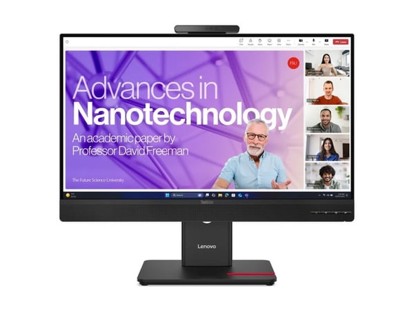 Lenovo ThinkVision T24-4v - LED-skjerm - 24" (23.8" synlig) - 1920 x 1080 Full HD (1080p) @ 120 Hz - IPS - 250 cd/m² - 1500:1 - 4 ms - HDMI, VGA, D...