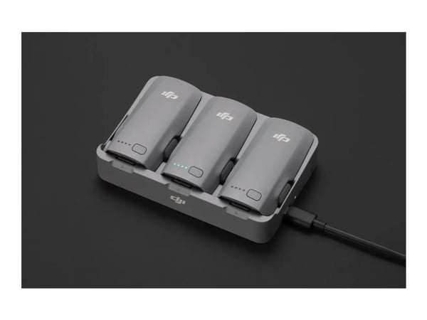 DJI Neo 2 - Akkulaturi - to-vejs - 3 x batterier lader op - 2 A - 3 output-stikforbindelser - for Neo 2