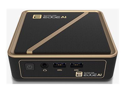 SAPPHIRE Edge AI - Barebone - mini-PC 1 x Ryzen AI 5 340 / inntil 4.8 GHz - RAM 0 GB - Radeon 840M - Gigabit Ethernet, 2.5 Gigabit Ethernet - gylle...