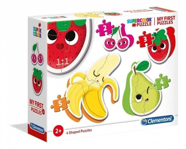 Clementoni My First Puzzles, 3 styck, Mat och dryck, 2 År