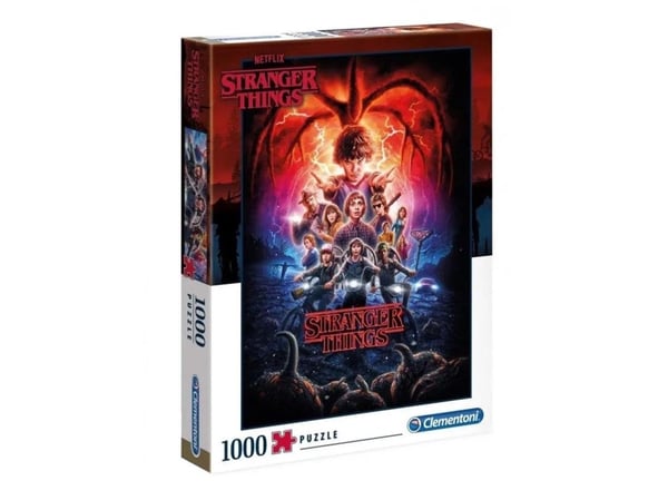 Puslespill Clementoni Stranger Things 40 x 30 cm, 1000 brikker