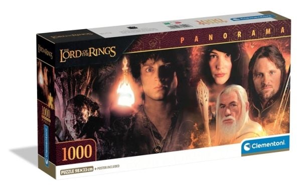Clementoni Puzzle Panorama Ringenes Herre 1000 brikker (39502)