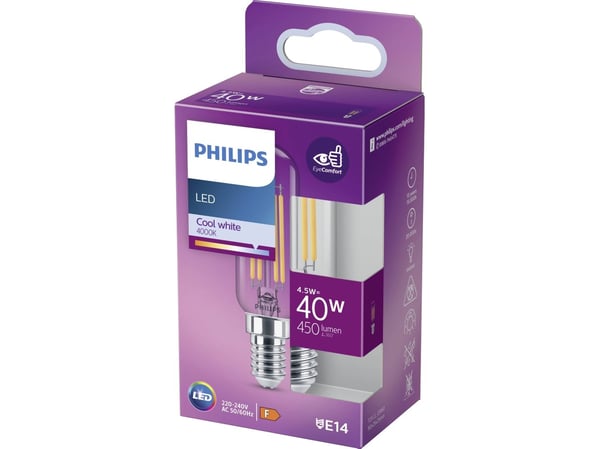 Philips Lamppu, 6,5 W, 60 W, E14, 806 lm, 15000 h, Lämmin valkoinen