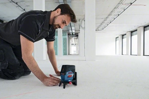 Bosch RM 2, Fästanordning för laservattenpass, Svart, Blå, Golv, Vägg, GLL 2-10, GCL 2-15, GCL 2-15 G, GCL 2-50, GCL 2-50 C/CG, 150 mm, 113 mm