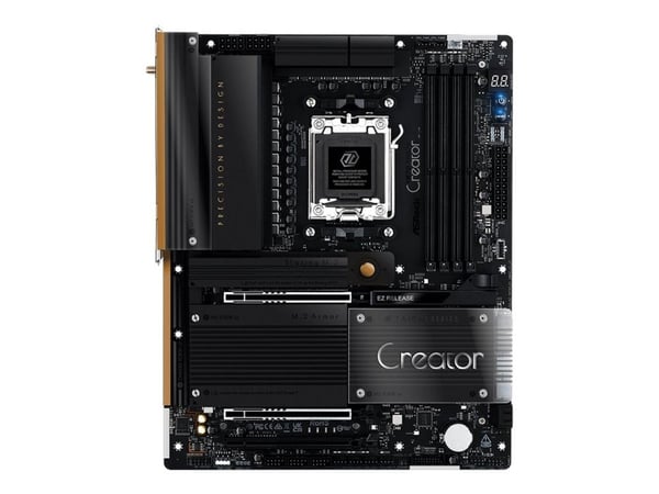 ASRock X870 TAICHI CREATOR - Moderkort - ATX - Socket AM5 - AMD X870 Chipuppsättning - USB4, USB 3.2 Gen 1, USB 3.2 Gen 2, USB-C 3.2 Gen 2x2 - 10 G...