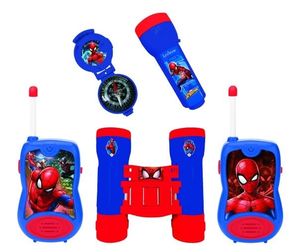 Spiderman eventyr leksikon med walkie-talkies opptil 120m, kikkert og kompass (RPTW12SP)