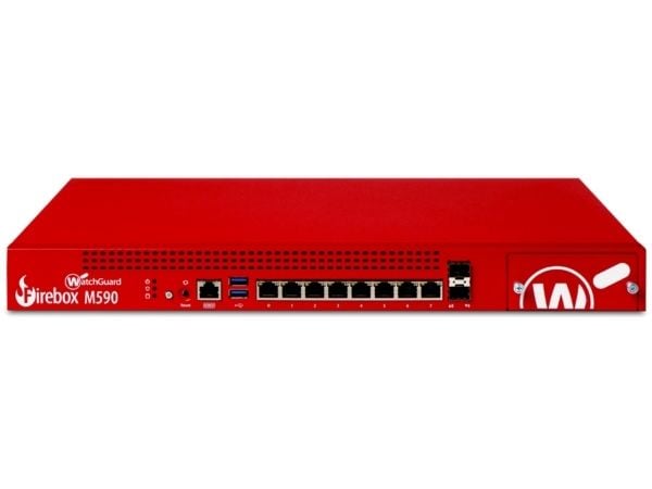 WatchGuard Firebox M590, 3,3 Gbit/sek, 20 Gbit/sek, 2200 Mbit/sek, 6,84 Gbit/sek, 4600 Mbit/sek, 5 Gbit/sek WatchGuard Firebox M590, 3,3 Gbit/sek, 20 Gbit/sek, 2200 Mbit/sek, 6,84 Gbit/sek, 4600 Mbit/sek, 5 Gbit/sek