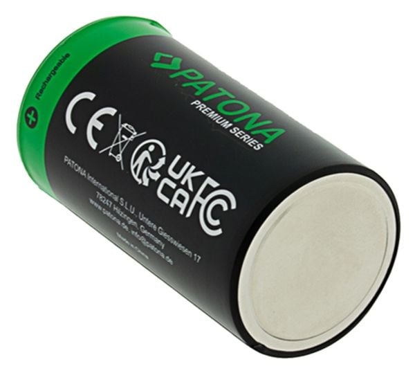 PATONA LR20 Mono D, Oppladbart batteri, LR20, Lithium, 2 stykker, 700 mAh, 61,3 mm