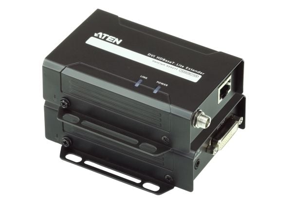 ATEN VanCryst VE601 DVI HDBaseT-Lite Extender, Sender og Receiver - Extender for video - opptil 70 m