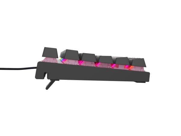 GENESIS Thor 303 TKL, Koblet med ledninger (ikke trådløs), USB, Mekanisk nøkkelbryter, QWERTY, RGB LED, Sort
