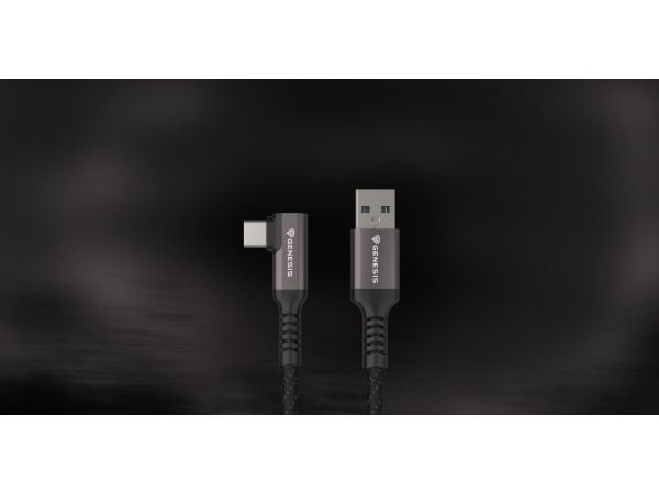 USB-C(M)->USB-A(M) 3.1 GEN 1 KABEL 3M 5GB/S PD15W VR BLACK GENESIS