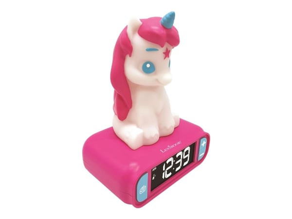 Alarm Clock with Unicorn Night Light with 3D design and sound effects