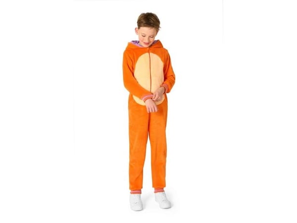 Orange kattdräkt
