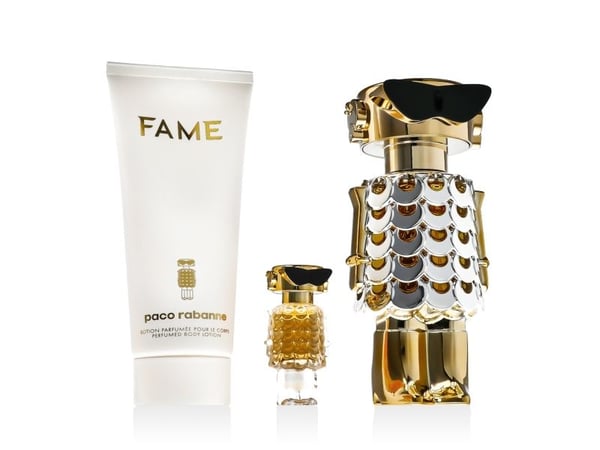 Rabanne Fame EDP 80 ml + EDP MINI 4 ml + BL 100 ml (dam)
