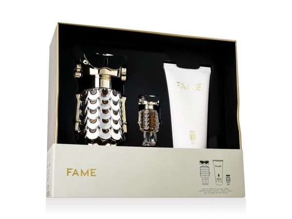 Rabanne Fame EDP 80 ml + EDP MINI 4 ml + BL 100 ml (kvinne)