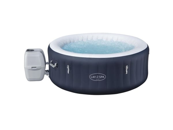 Bestway Lay-Z-Spa 6001C, 669 L, 4 person(er), Rund, Boble/Jet massasje, ABS, Polyethylenterephthalatfolie (PET), Polyvinylchlorid (PVC), Blå, Hvid