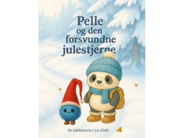 Pelle og den forsvunne julestrålen | Betina Kirk Street Mølgaard | Språk: Dansk