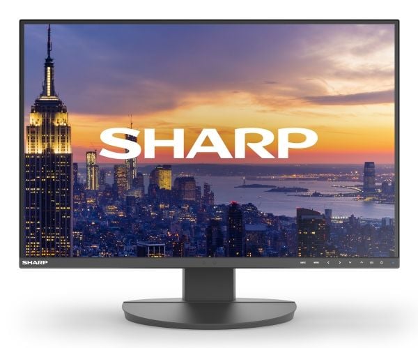 Sharp MultiSync EA242W, 61 cm (24"), 1920 x 1200 piksler, Full HD, LCD, 5 ms, Svart