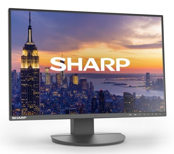 Sharp MultiSync EA242W, 61 cm (24"), 1920 x 1200 piksler, Full HD, LCD, 5 ms, Svart