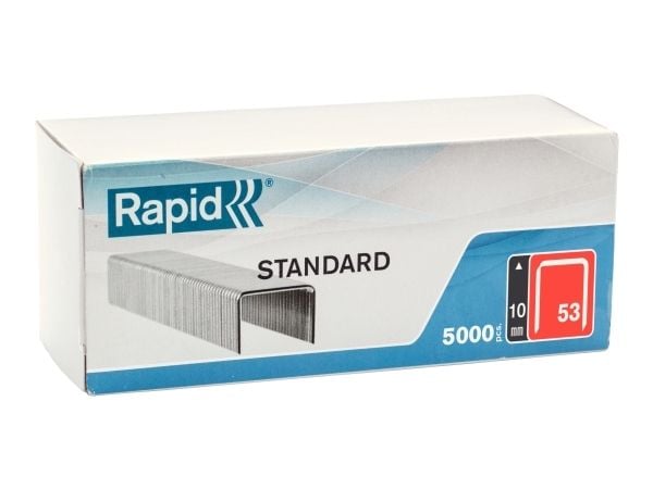 Rapid 40108659, 1 cm, Galvanoitu metalli, Terästä, Rapid (tuotemerkki), 5000 kpl