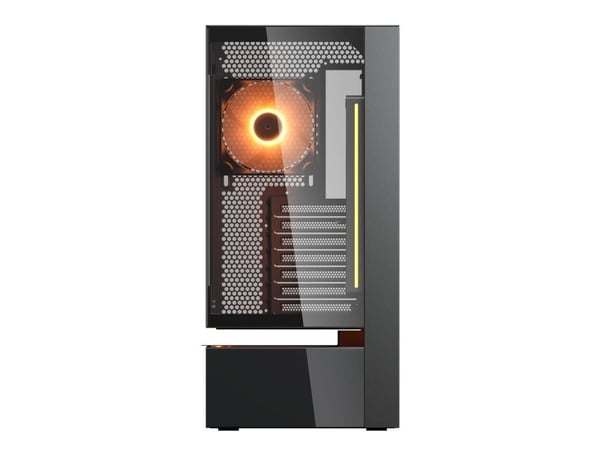 COUGAR CGR-2DA4B-V, Midi Tower, PC, Svart, ATX, CEB, Micro ATX, Mini-ITX, Glass, Spilling