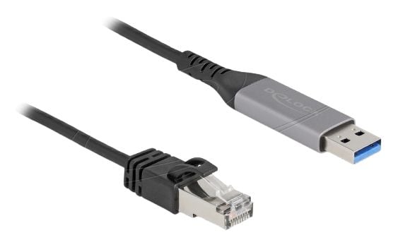 Delock - Nettverksadapter - USB 3.0 - 1000Base-T x 1 - antrasitt, svart