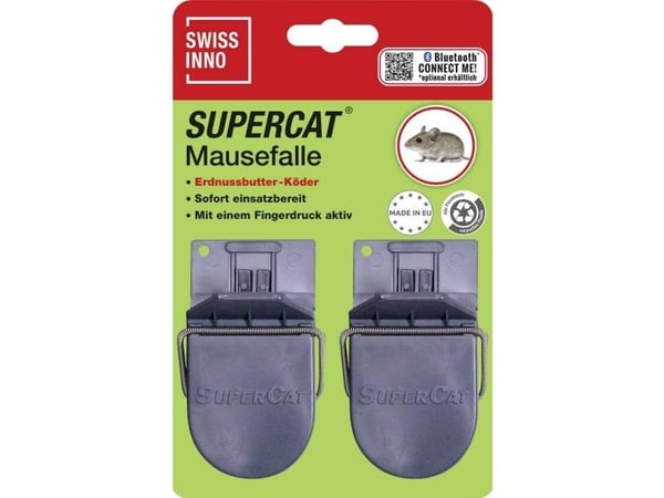 Swissinno SuperCat musfälla låstyp lokmedel 2 st