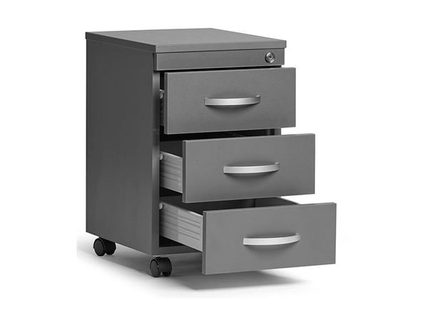 Skuffesektion Ekoflex 3 skuffer, Antracit