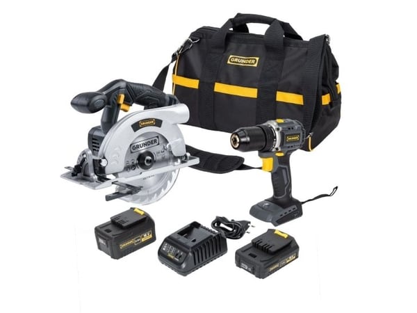 Grunder verktygssats Cd-B0a18+Cs-L1118 18V 2+4Ah