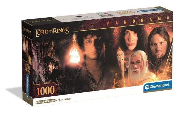 Clementoni Puzzle Panorama Ringenes Herre 1000 brikker (39502)
