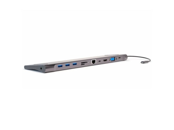 4smarts - Dokkingstasjon - USB-C - VGA, HDMI - 1GbE