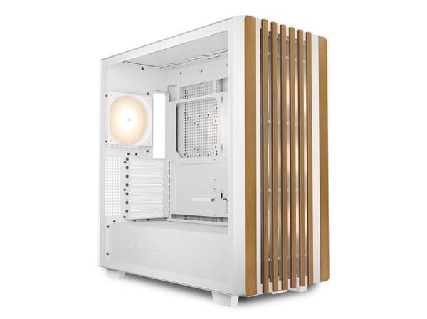 Sharkoon REBEL C70G RGB, Full Tower, PC, Hvit, Tre, ATX, Micro ATX, Mini-ITX, Metall, Herdet glass, Multi