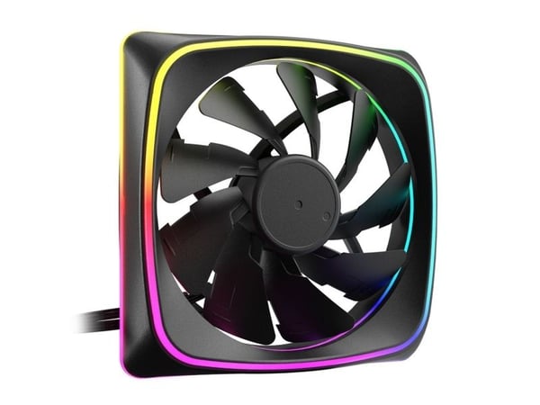 Sharkoon SHARK Lights RGB PWM, fläkt, 12 cm, 500 rpm, 1700 rpm, 24,8 fläkt, 89 m³/h